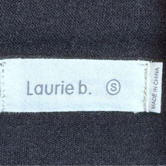 Anthropologie Laurie B. Black Cardigan Hidden Zipper Size Small - Picture 8 of 10